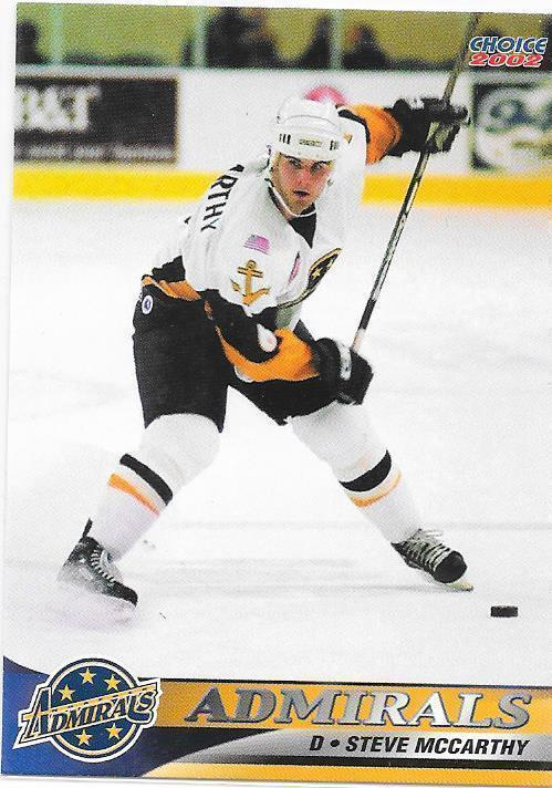 2000-01 Norfolk Admirals #21 Steve McCarthy ex- TPS farmi