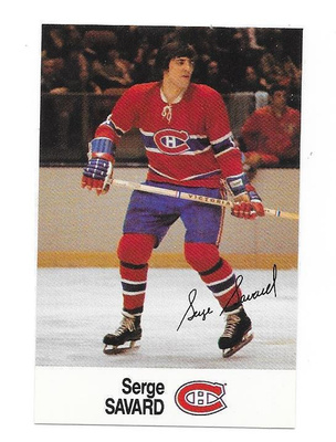 1988-89 Esso #40 Serge Savard Montreal Canadiens
