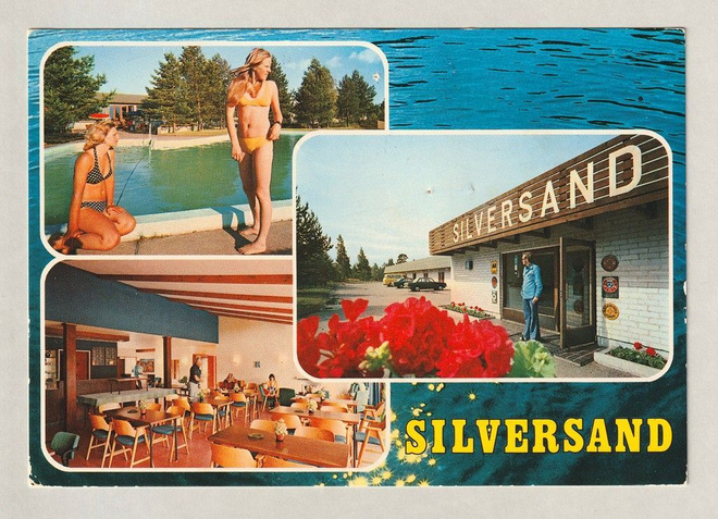 Postikortti: Leirintäalue Silversand, Hanko
