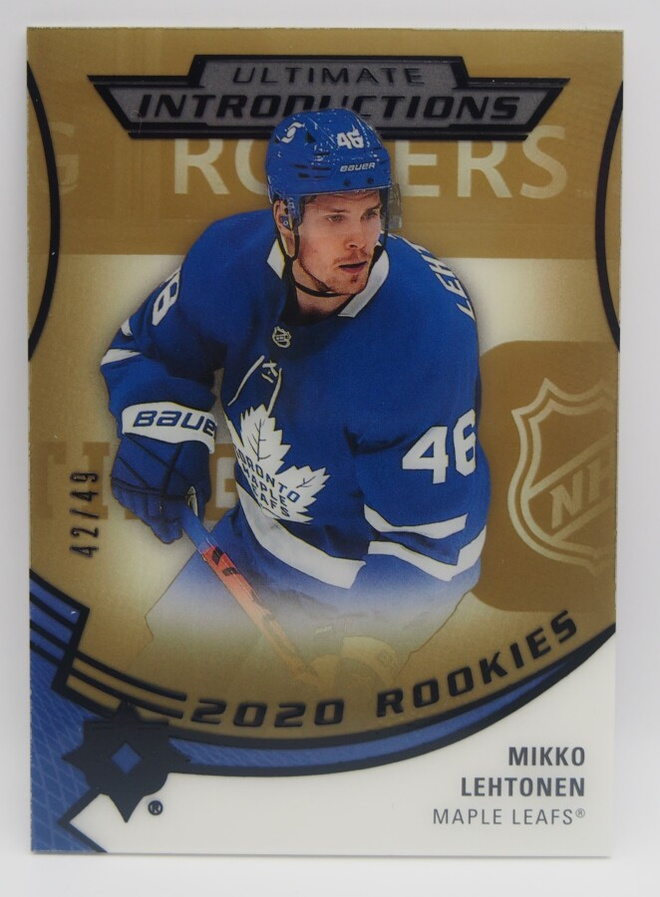 2020-21 Ultimate introductions Gold Mikko Lehtonen /49