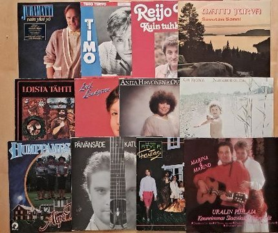 LP Paketti 30 Kpl Kotimainen iskelmä.1970-80 Lukua.