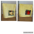 Keltaiset vintage pöytätabletit, 6 kpl ( Koko 48 x 30 cm ) - pikkukuva 3