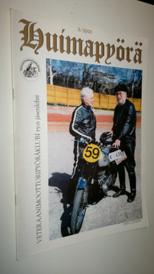 Huimapyörä 3/2000 : Veteraanimoottoripyöräklubi ry:n jäse...