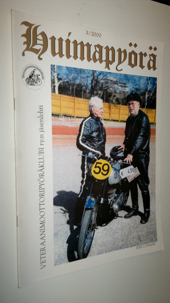 Huimapyörä 3/2000 : Veteraanimoottoripyöräklubi ry:n jäse...