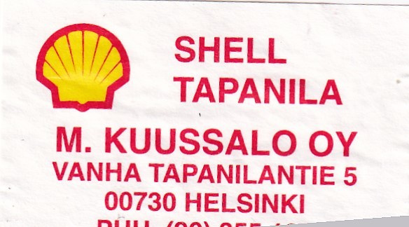 Helsinki,Tapanila, M. Kuussalo Oy , SHELL 4/8