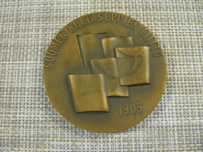 Suomen Kultaseppien Liitto mitali 1961 /Kai Noramies -61