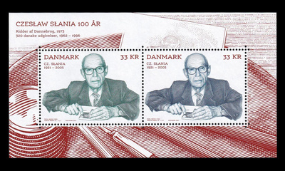 Tanska 2051-2BL78 ** Postimerkkikaivertaja Czes?aw S?ania