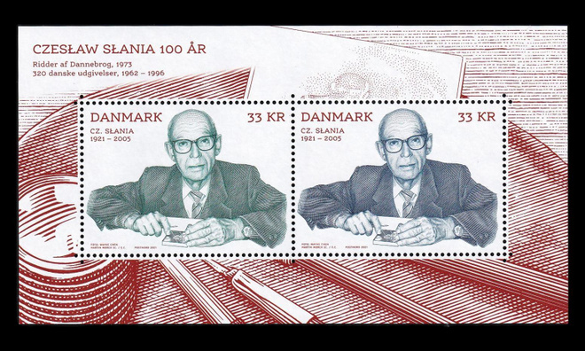 Tanska 2051-2BL78 ** Postimerkkikaivertaja Czes?aw S?ania
