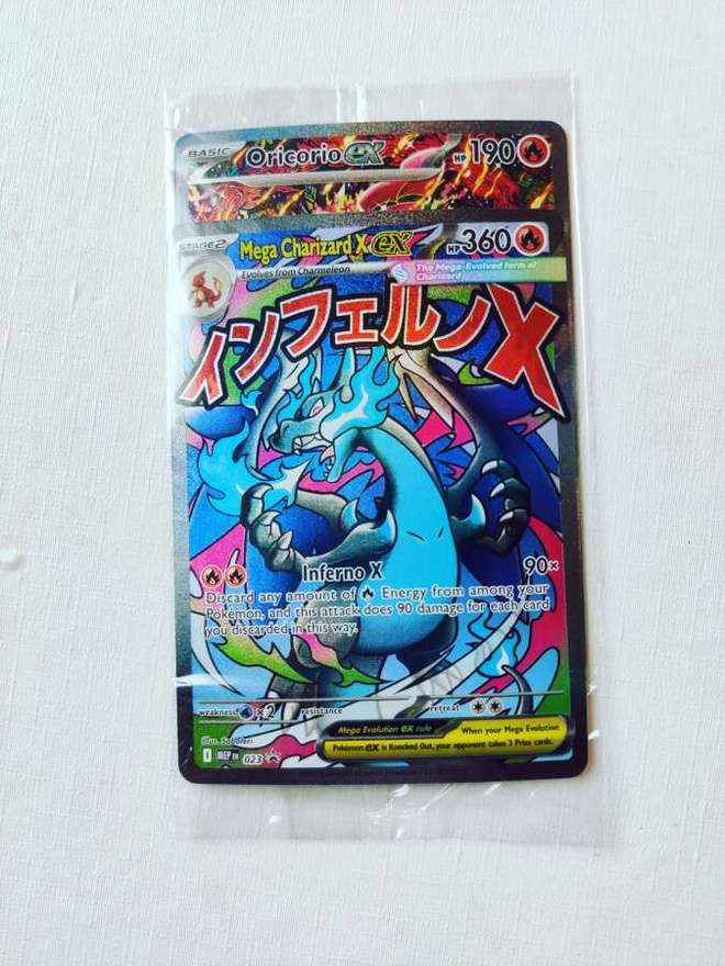 Mega Charizard X ja Oricorio Ex promo sealed
