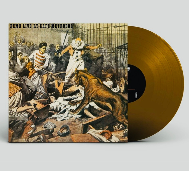REMU : Live At Cafe Metropoli - LP, LTD, kultainen, uusi