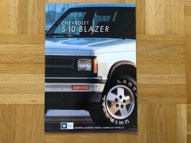 Esite Chevrolet S-10 Blazer, 1991, GM USA