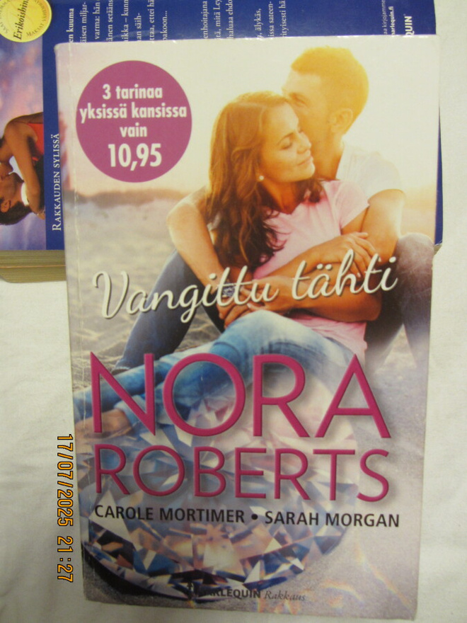 Harlequin antologia 3 kirjaa Vangittu tähti