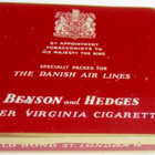 VANHA Tupakka Aski Benson Hedges Danish Air Lines Lentoyhtiö - pikkukuva 1