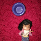 Figurenukke /doll hahmo Mustikka Mirja 6 cm (2000) - pikkukuva 1