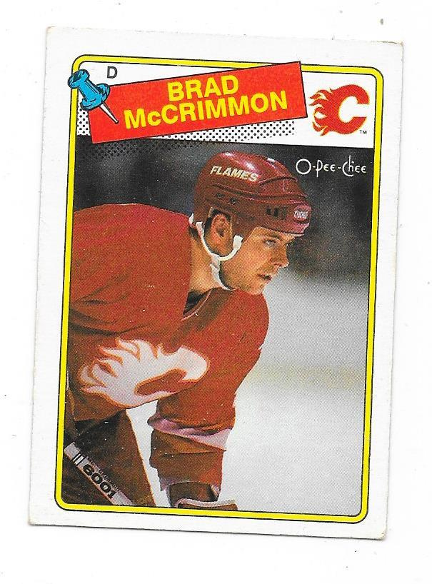 1988-89 OPC #178 Brad McCrimmon , Calgary Flames