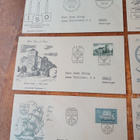 1961 kaikki 10 eri ensipäiväkuorta. Mm. Yleismerkki Turunlin - pikkukuva 3