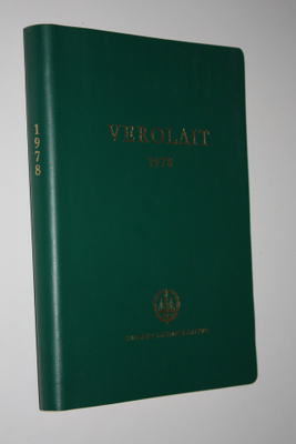 Erkki (toim.) Onikki : Verolait 1978