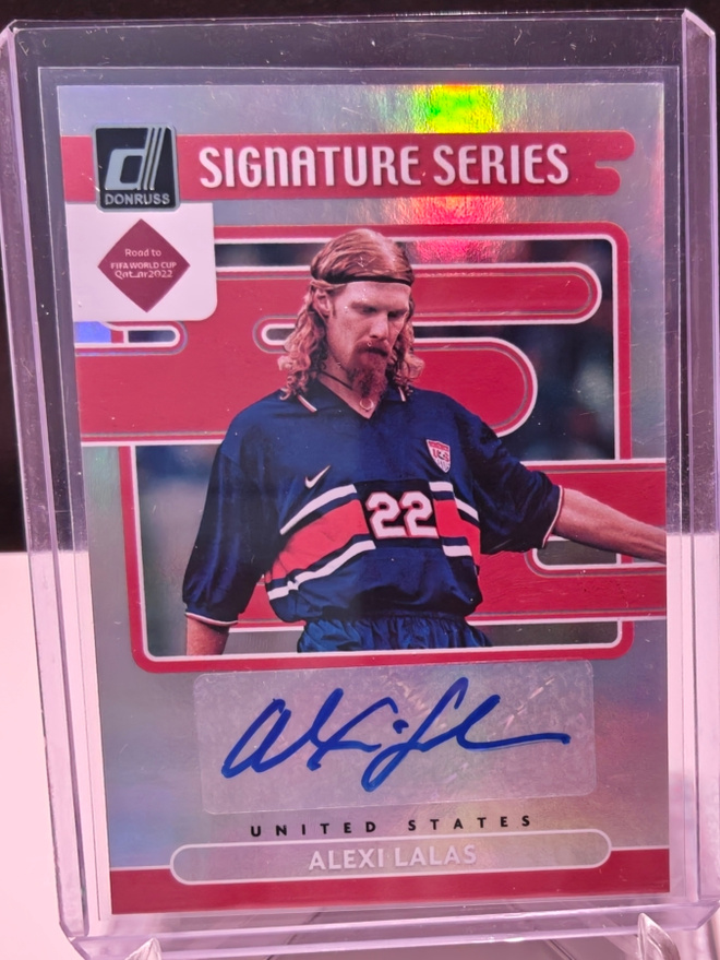 Alexi Lalas Autograph - Road to Qatar World Cup