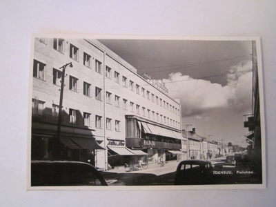 VANHA Postikortti Joensuu 1950-l Alkup.Mallikappale