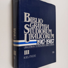 Bibliographia studiorum Uralicorum 1917-1987; Uralistiika... - pikkukuva 1