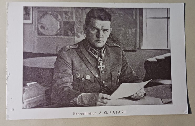 Kenraalimajuri A. O. Pajari, (tä-Karjalan hyväksi) ei p.