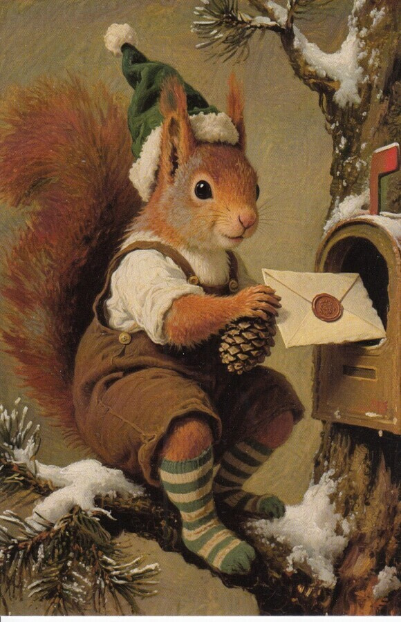 Orava on saanut postia