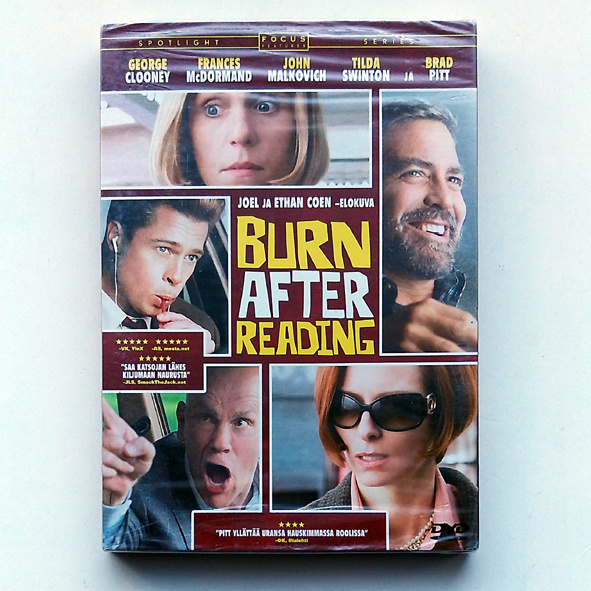 Ethan Coen & Joel Coen - Burn After Reading – Uusi DVD