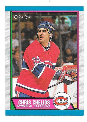 1989-90 OPC #174 Chris Chelios Montreal Canadiens