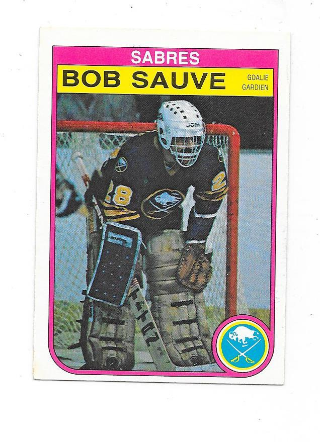 1982-83 OPC #34 Bob Sauve Buffalo Sabres MV