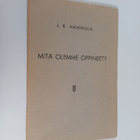 J. R. Hannula : Mitä olemme oppineet? - pikkukuva 1