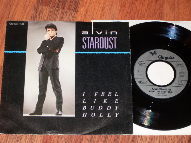 7" ALVIN STARDUST - I Feel like Buddy Holly - single 1984 EX
