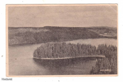 HÄMEENLINNA / AULANKO ( A.V. HEIKKISEN mustakuva 1940-luku)