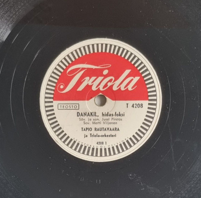 Savikiekko 1955 - Tapio Rautavaara - Triola R 4208