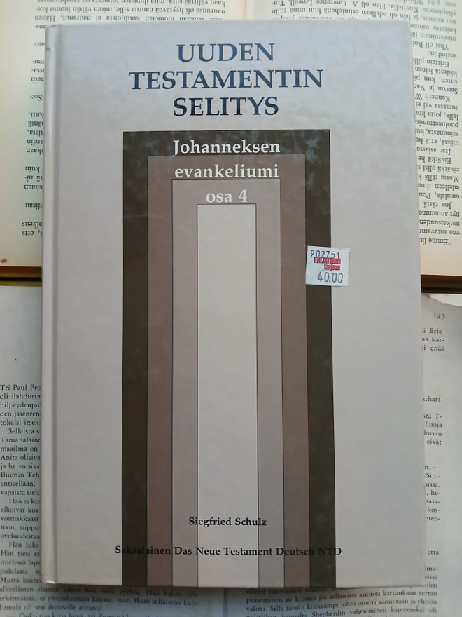 Uuden Testamentin selitys; Johanneksen evankeliumi (sid.)