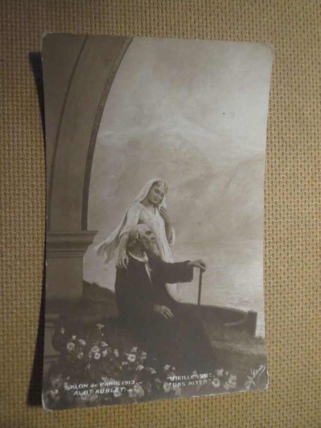 Vintage valokuvakortti 1900-luku alku