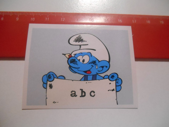 K16 Smurffit Panini tarra # 105