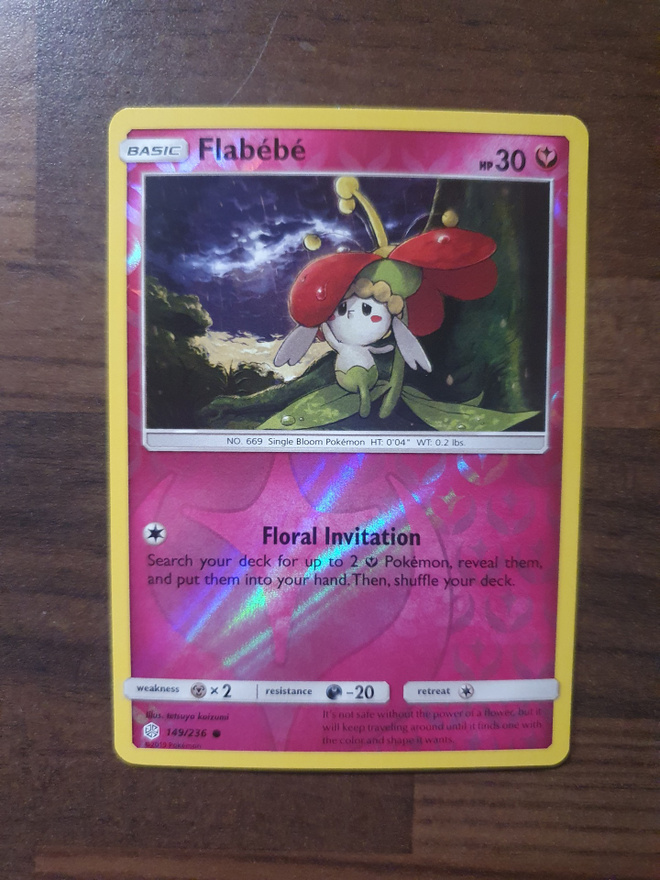 Pokemon Flabébé 149/236 Reverse holo