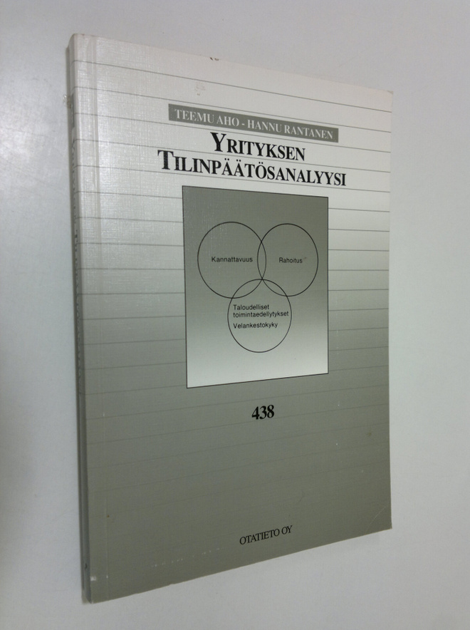 Teemu Aho : Yrityksen tilinpäätösanalyysi