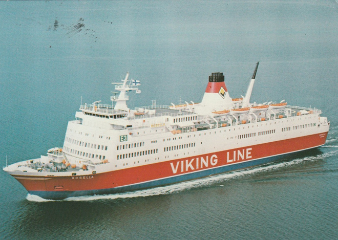 LAIVAKORTTI - M/S ROSELLA - 12