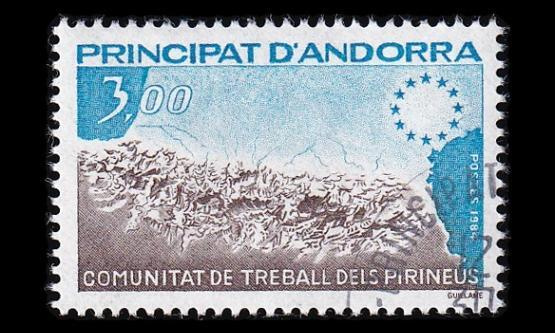 Andorra Fr 349 o Pyreneiden työryhmä (1984)