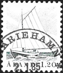 Åland 1985 Yleismerkit 1,20 mk EP leima Lape 009 LOISTO