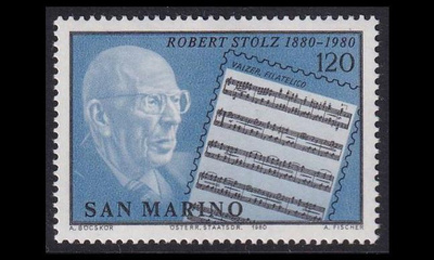 San Marino 1219 ** Säveltäjä Robert Stolz (1980)