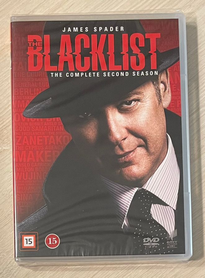 Blacklist: Kausi 2 (5DVD) James Spader (UUSI)