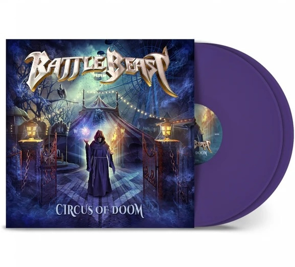 BATTLE BEAST : Circus of Doom - LP, LTD, purple, uusi