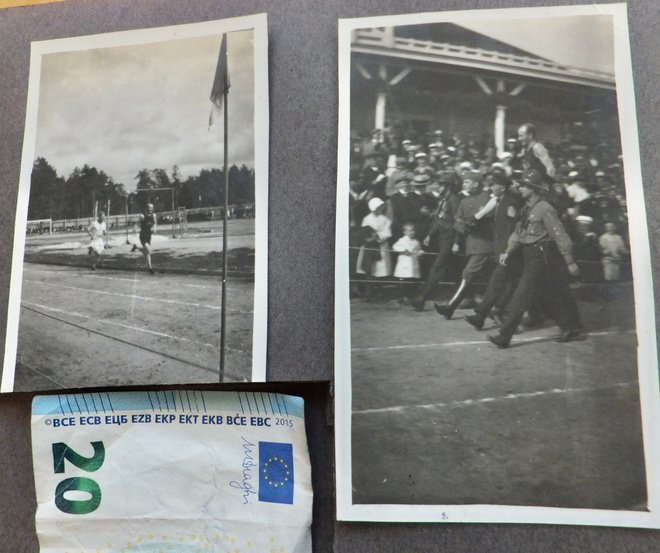 2 VANHAA Valokuvaa Paavo Nurmi 1920-l