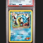 PSA 9 Misty's Gyarados #13 Pokemon Gym Challenge - pikkukuva 1