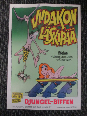 Viidakon läskipää (1975) - vanha elokuvajuliste - Picha K-18