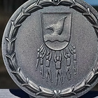 Vantaa Vaakuna. Hopeavärinen rasiassa. Halkaisja - 54 mm. - pikkukuva 4