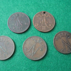 5 kpl 5 penniä - 1866-1913 - pikkukuva 2