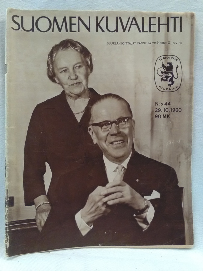 Suomen Kuvalehti N:o 44 lokakuu 29.10. 1960